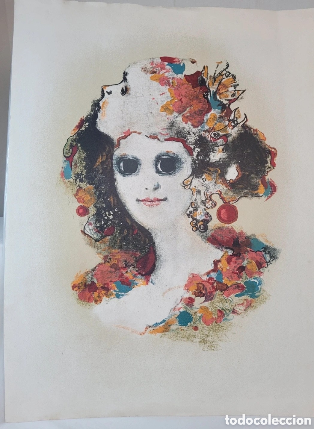 Arte: Litografia Modest Cuixart Arcadia 1982 - Foto 3