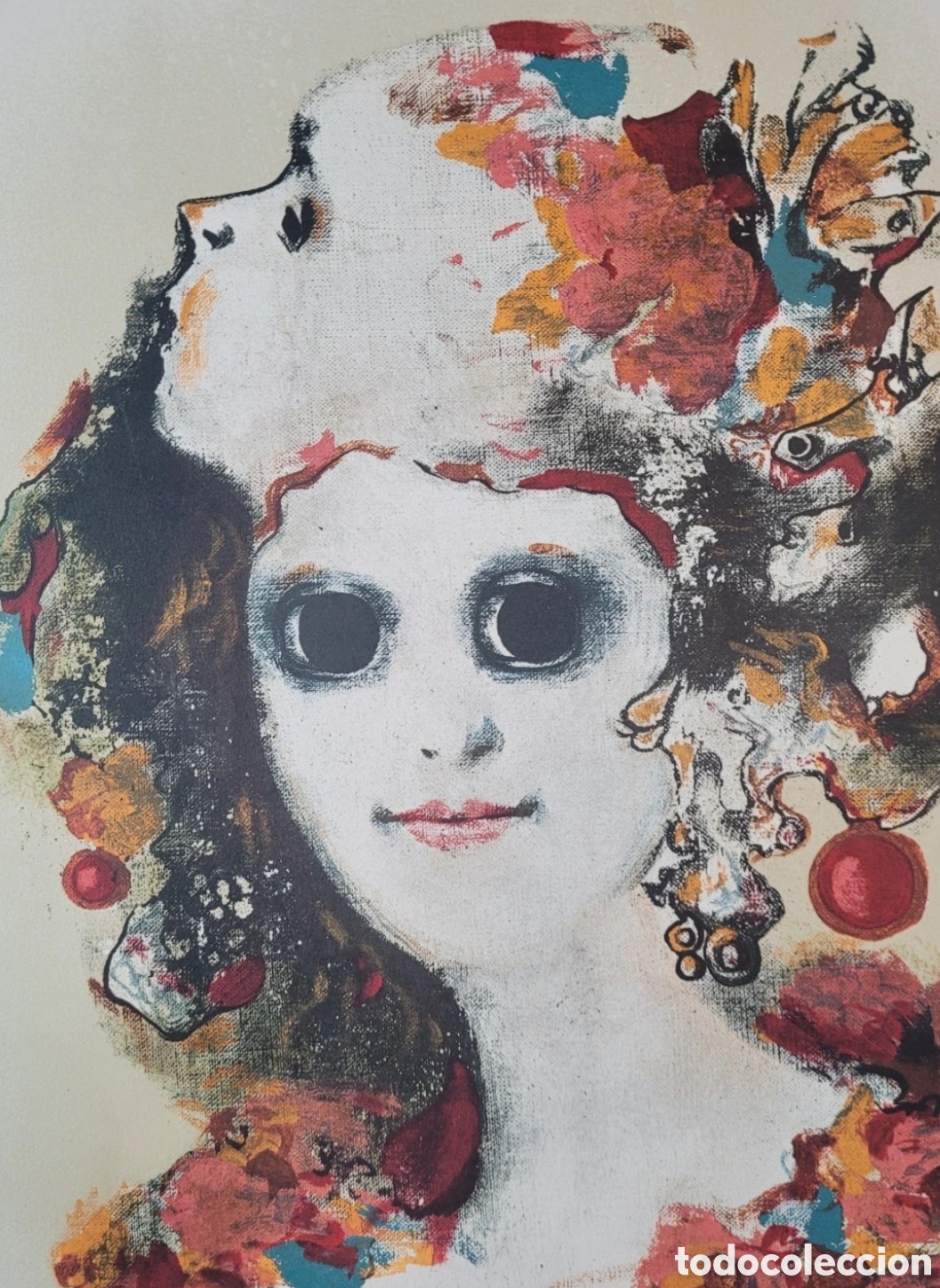 Arte: Litografia Modest Cuixart Arcadia 1982 - Foto 5