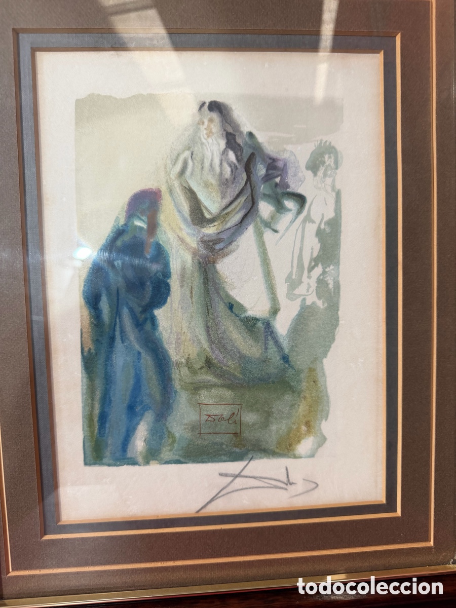Arte: Litograf&iacute;a La Divina Comedia de Dal&iacute; - Foto 2