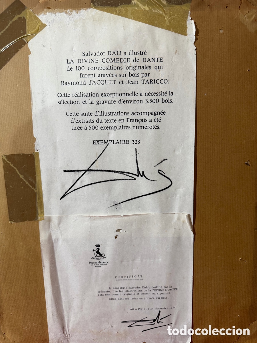Arte: Litograf&iacute;a La Divina Comedia de Dal&iacute; - Foto 5