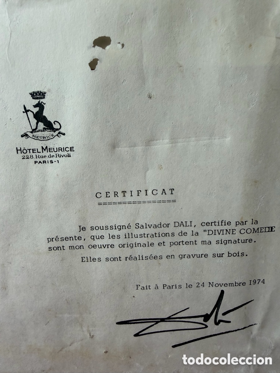 Arte: Litograf&iacute;a La Divina Comedia de Dal&iacute; - Foto 6