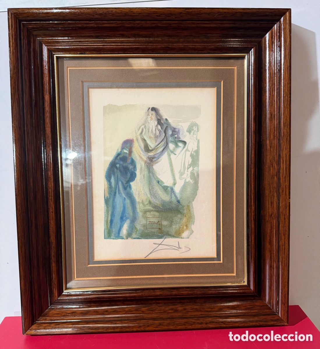 Arte: Litograf&iacute;a La Divina Comedia de Dal&iacute; - Foto 1