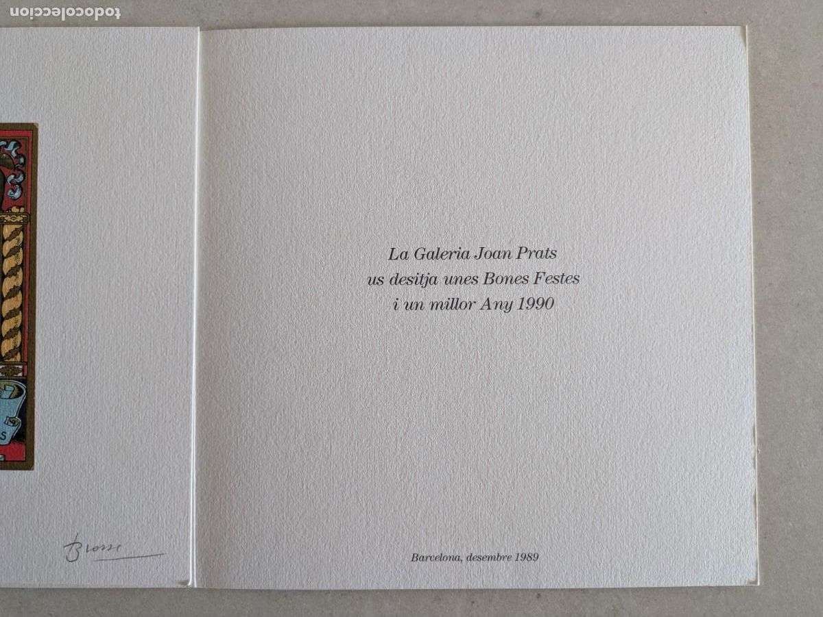 Arte: Litograf&iacute;a Joan Brossa, poema visual 1968 - Foto 2