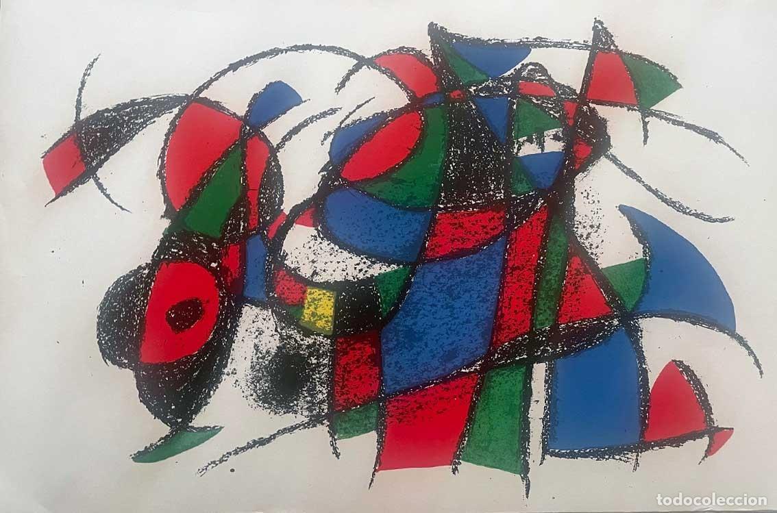 Arte: JOAN MIRO - Litografia original - Edidion limitada.