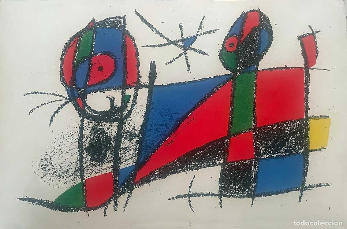 Arte: JOAN MIRO - Litografia original - Edidion limitada.