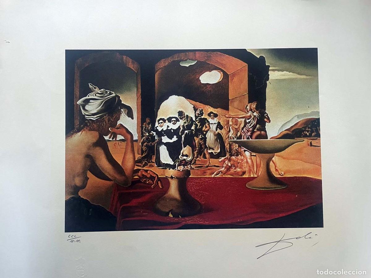 Arte: Salvador Dali -Mercado de esclavos con aparaci&oacute;n del busto invisible de Voltaire