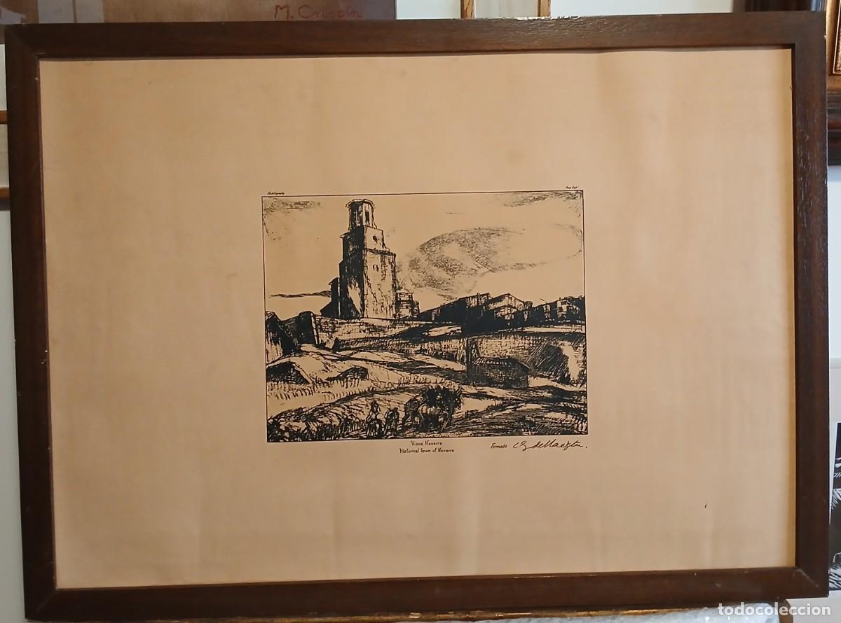 Arte: Litograf&iacute;a del pintor Vasco Gustavo de Maeztu