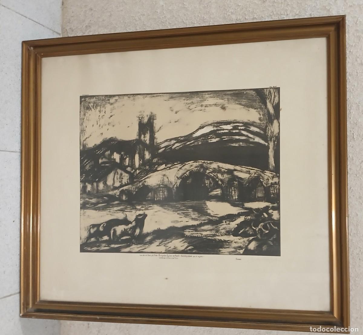 Arte: Litograf&iacute;a del pintor Vasco Gustavo de Maeztu