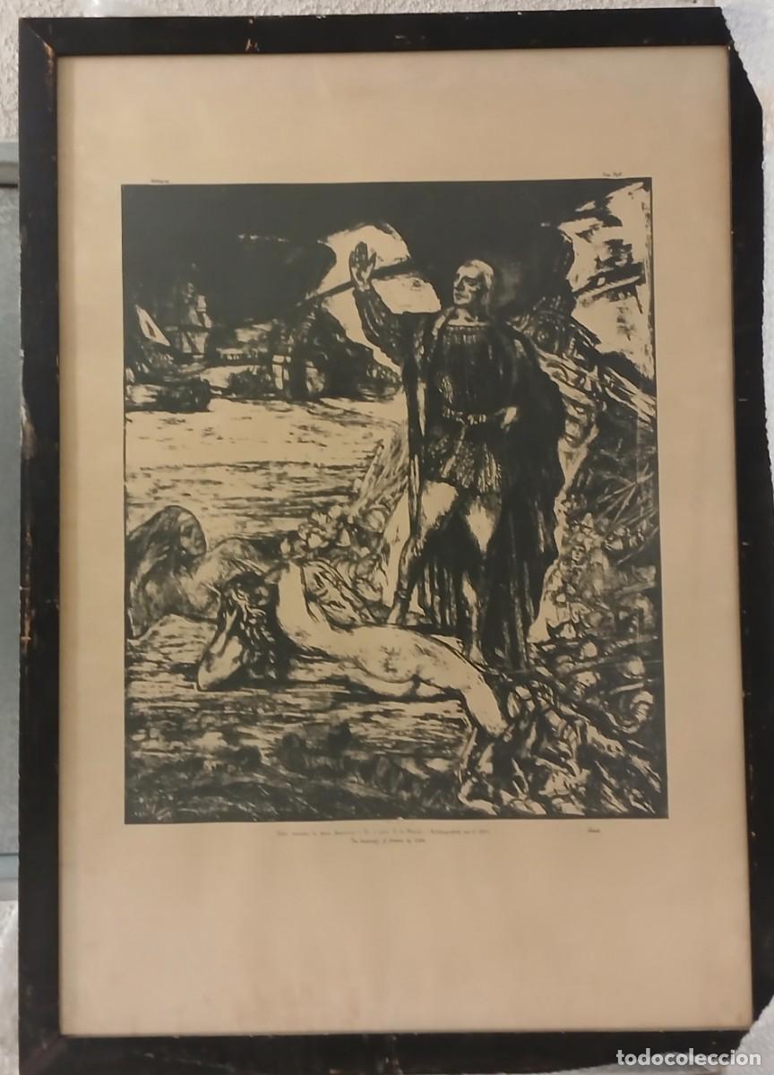 Arte: Litograf&iacute;a del pintor Vasco Gustavo de Maeztu