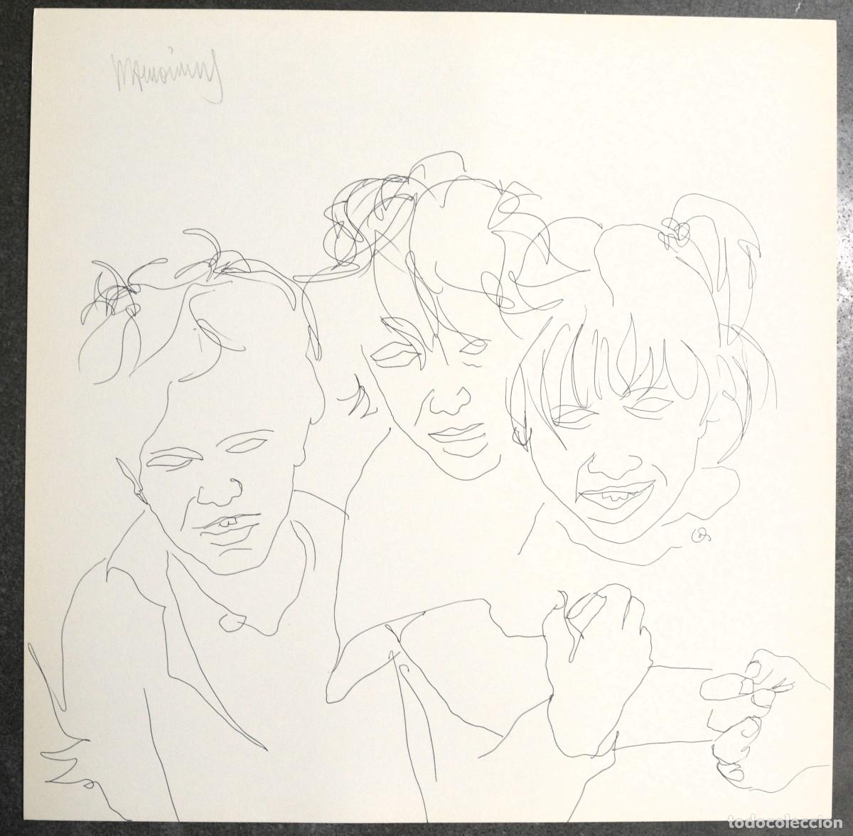 Arte: Ram&oacute;n Jes&uacute;s Vives. Litograf&iacute;a original, serie Gitanos. 1973. Desaf&iacute;o.