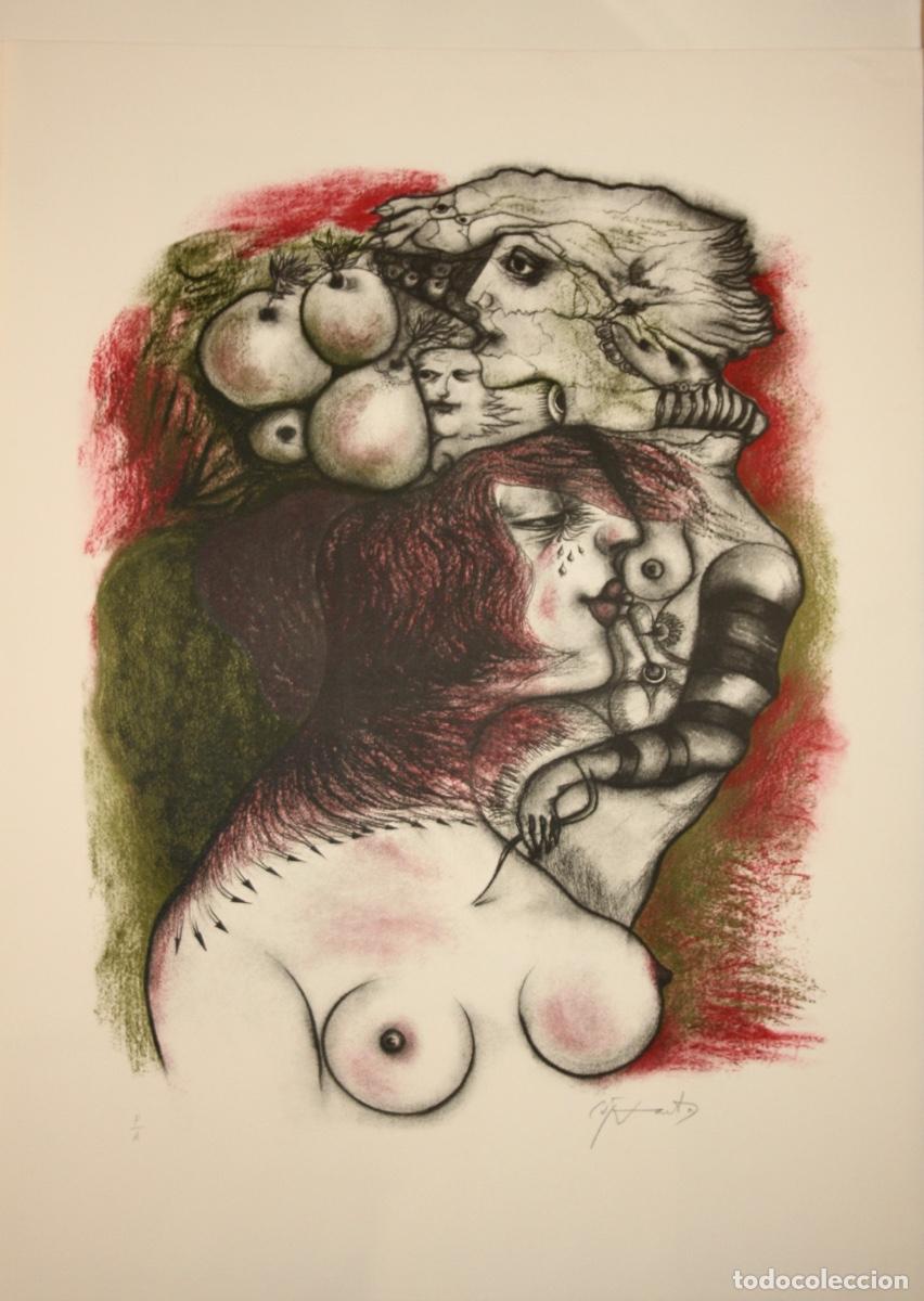 Arte: Litograf&iacute;a original Modest Cuixart