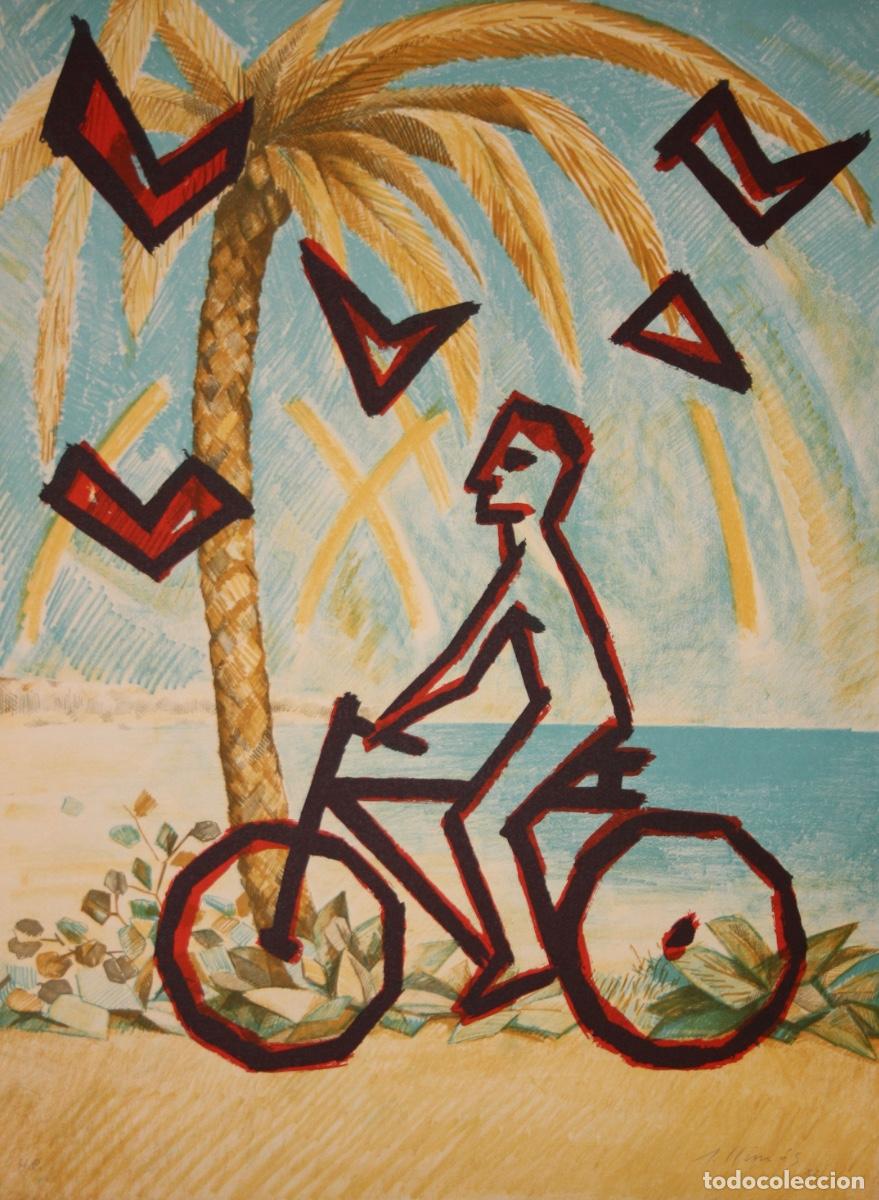 Arte: Litograf&iacute;a original Robert Llim&oacute;s - Foto 1