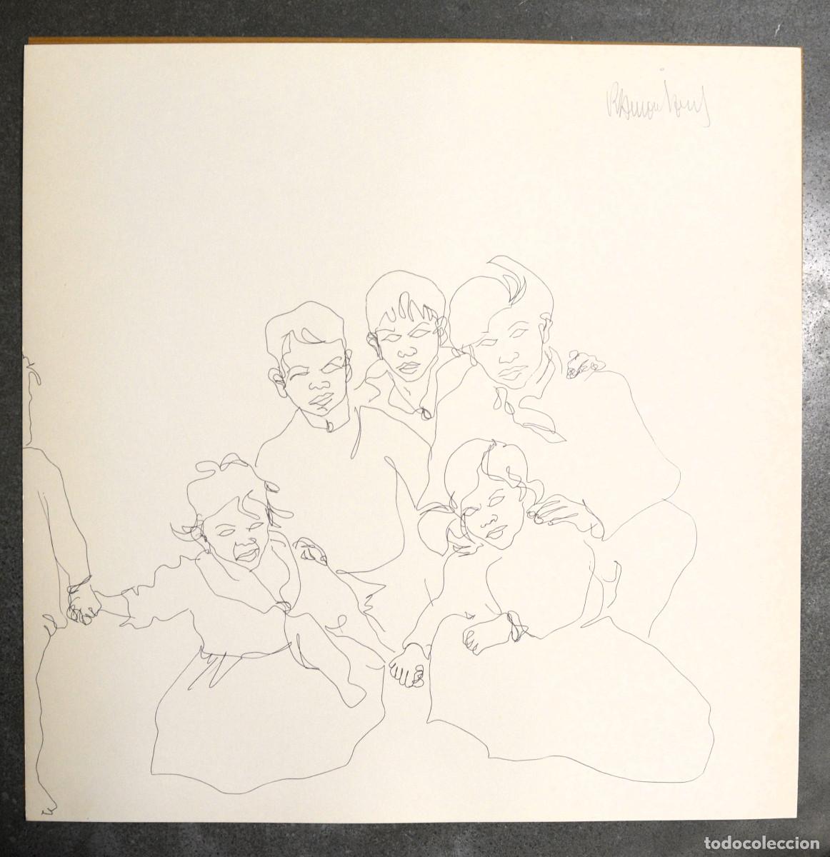 Arte: Ram&oacute;n Jes&uacute;s Vives. Litograf&iacute;a original, serie Gitanos. 1973.