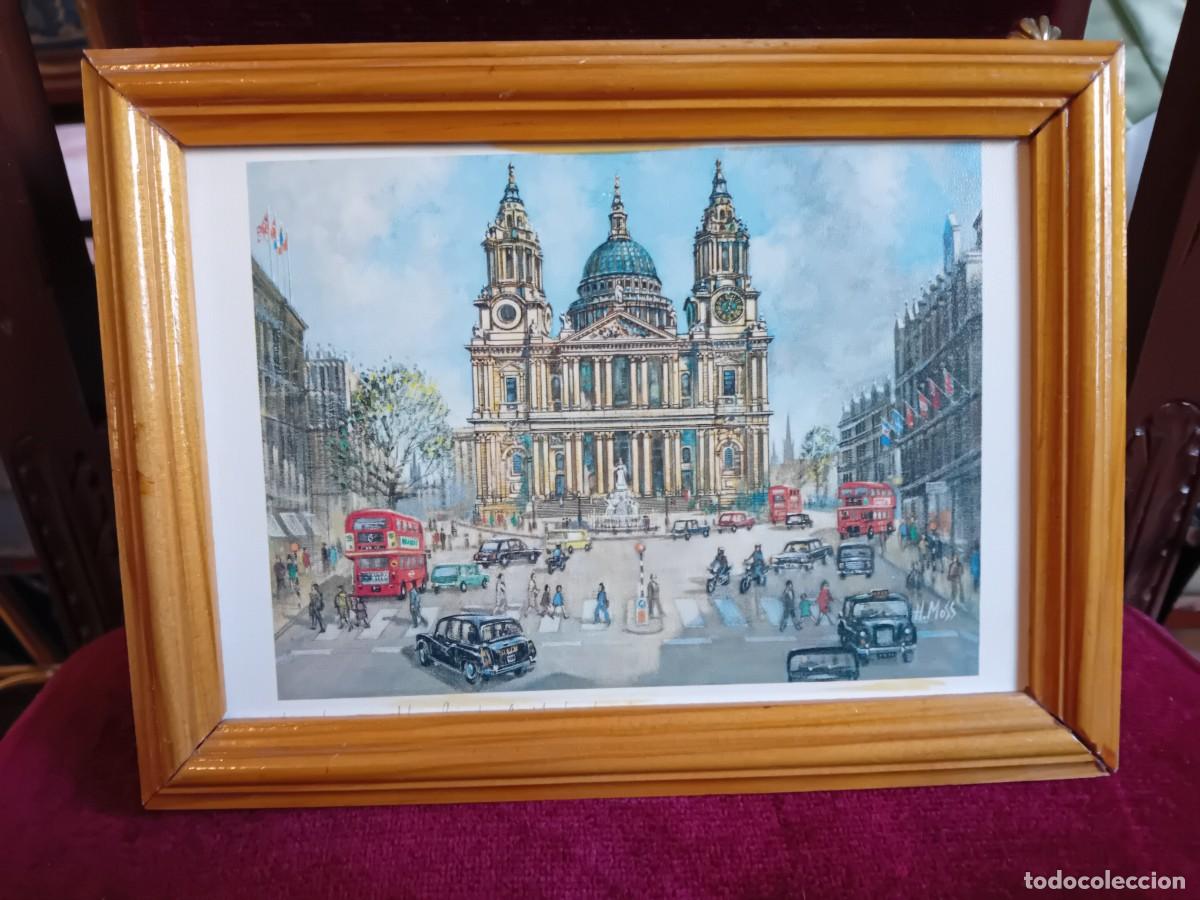 Arte: Catedral de San Pablo Londres 1981, firmado H.Moss