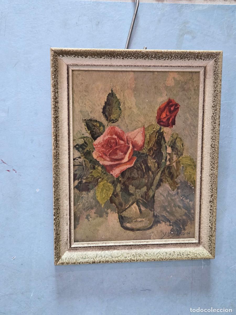 Arte: cuadro peque&ntilde;o litografia antiguo