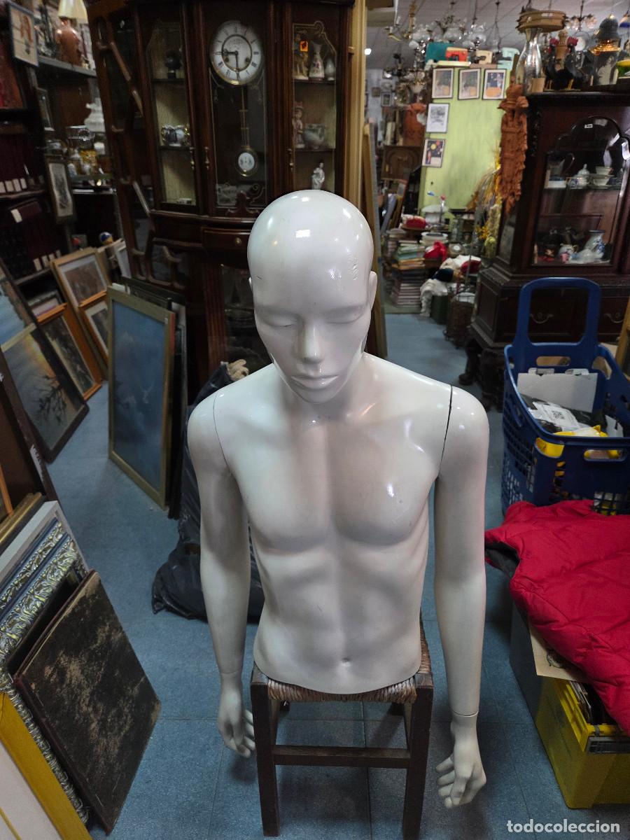 Arte: maniqui hombre de medio cuerpo