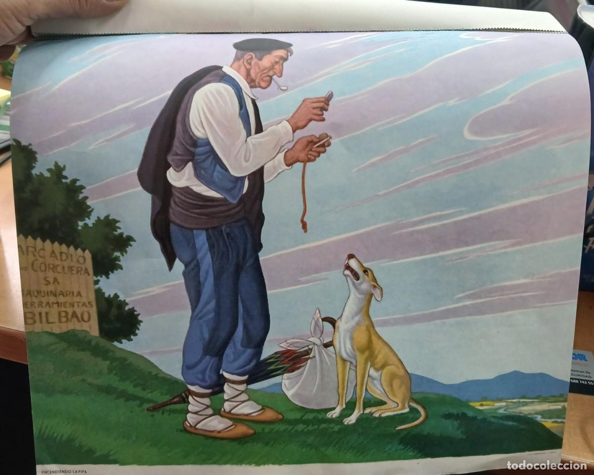 Arte: LITOGRAFIA ORIGINAL JOSE ARRUE ANOS 50 PUBLICIDAD ARCADIO DE CORCUERA BILBAO .