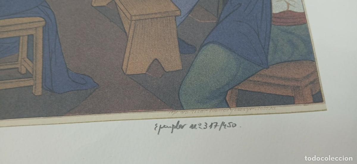 Arte: LITOGRAFIA JOSE ARRUE EJEMPLAR 317/450 - Foto 2