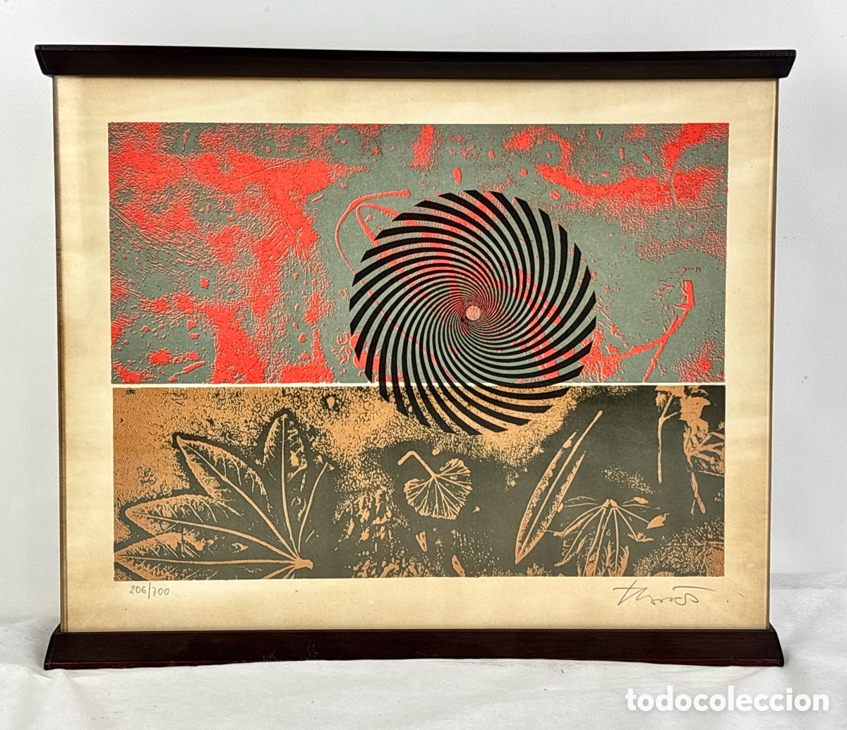 Arte: JOAN JOSEP THARRATS (1918-2001) - &rdquo;IRIS&rdquo; LITOGRAF&Iacute;A A 6 PLANCHAS, FIRMADA A LAP&Iacute;Z