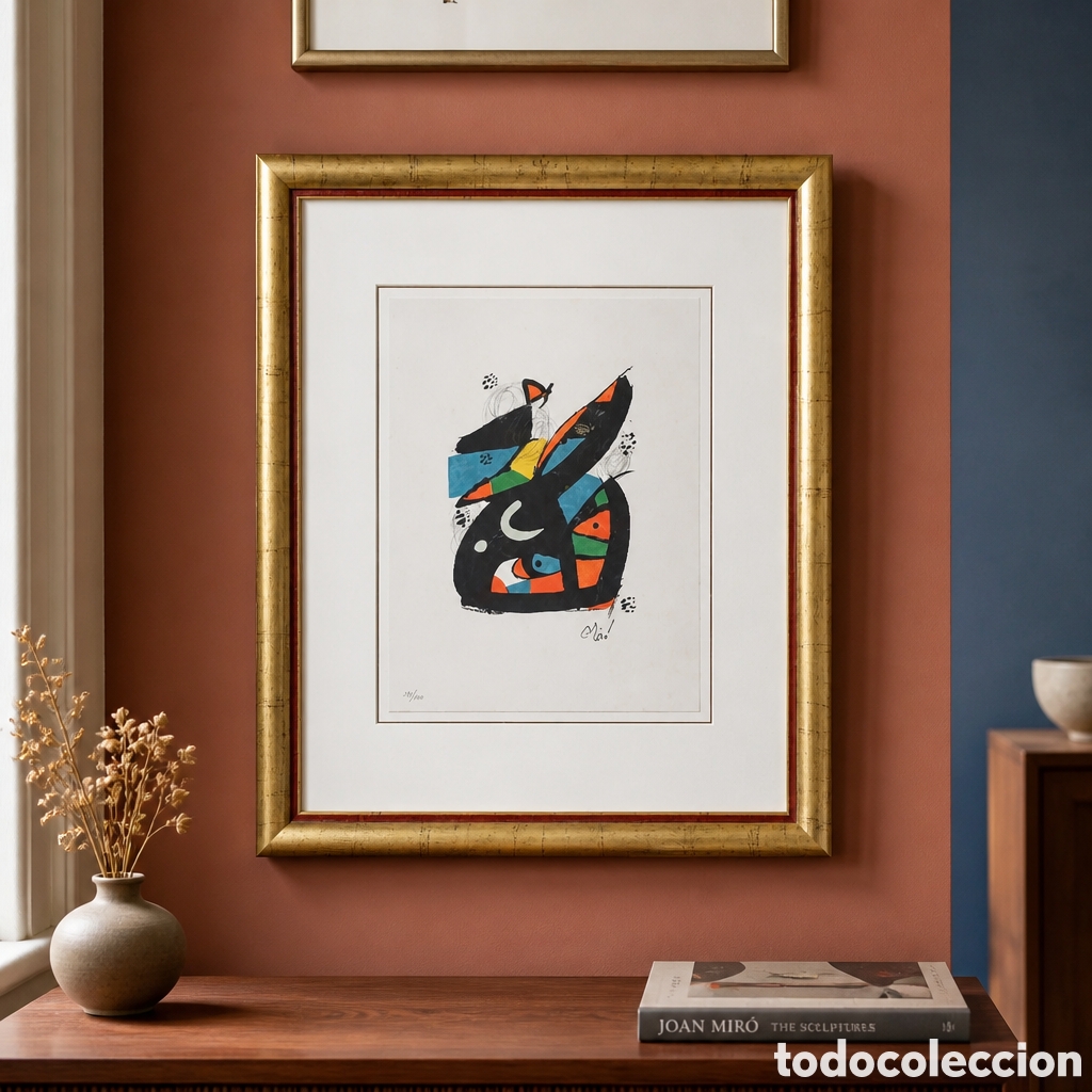 Arte: JOAN MIRO. LA MELODIA ACIDA. LITOGRAFIA FIRMADA EN PLANCHA Y NUMERADA A LAPIZ 271/1500.