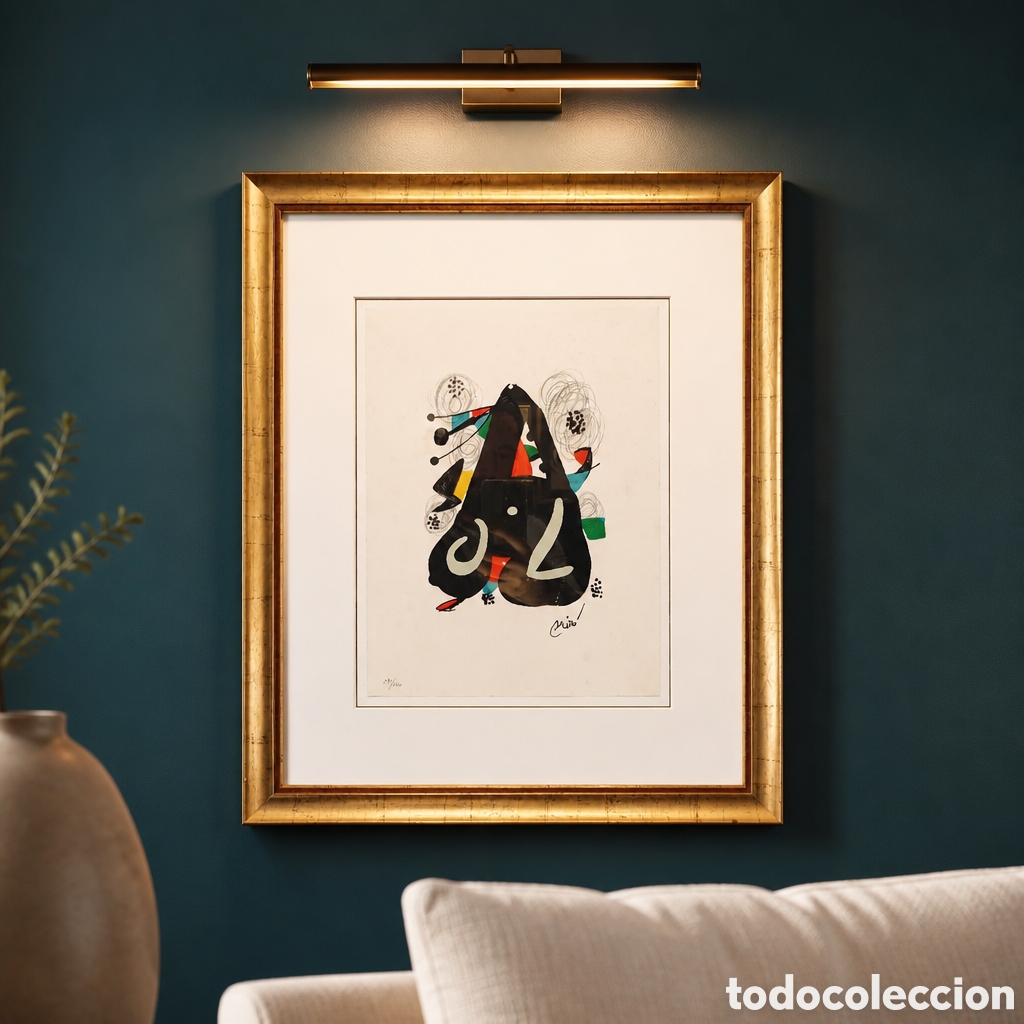 Arte: JOAN MIRO. LA MELODIA ACIDA. LITOGRAFIA FIRMADA EN PLANCHA Y NUMERADA A LAPIZ 271/1500.