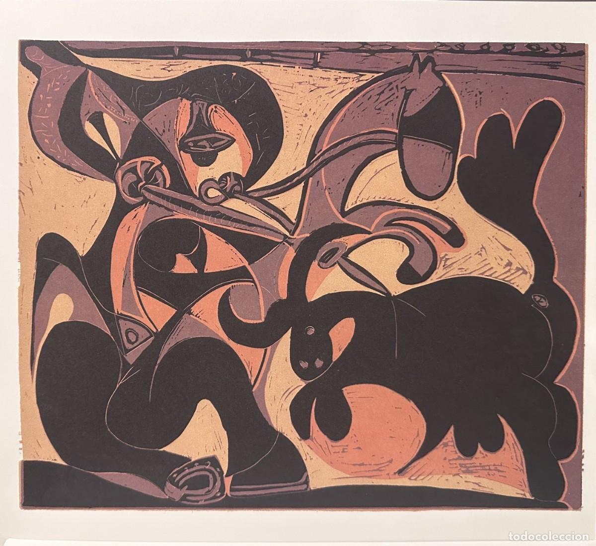 Arte: Pablo PICASSO. Linograbado. Cercle d&acute;Art
