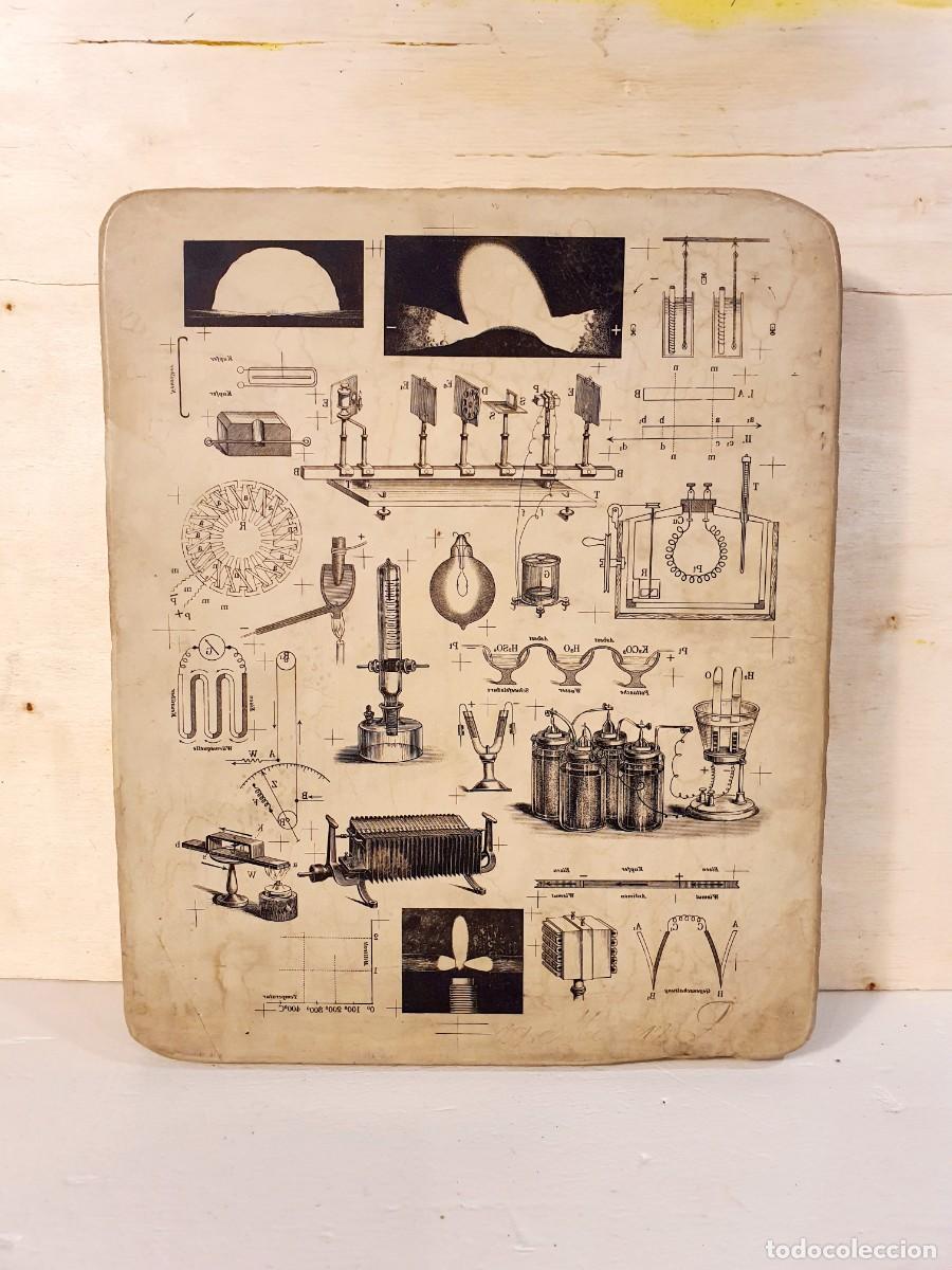 Arte: Piedra de impresi&oacute;n litogr&aacute;fica. Litograf&iacute;a, 1910.