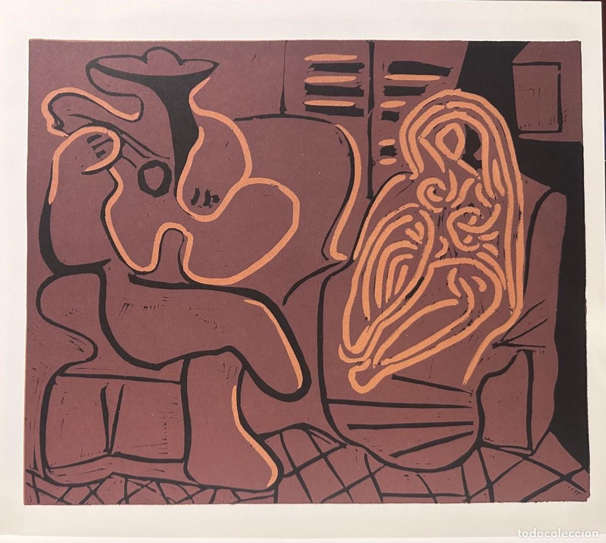 Arte: Pablo PICASSO. Linograbado. Cercle d&acute;Art.