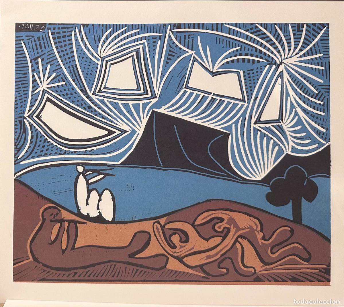 Arte: Pablo PICASSO. Linograbado. Cercle d&acute;Art.