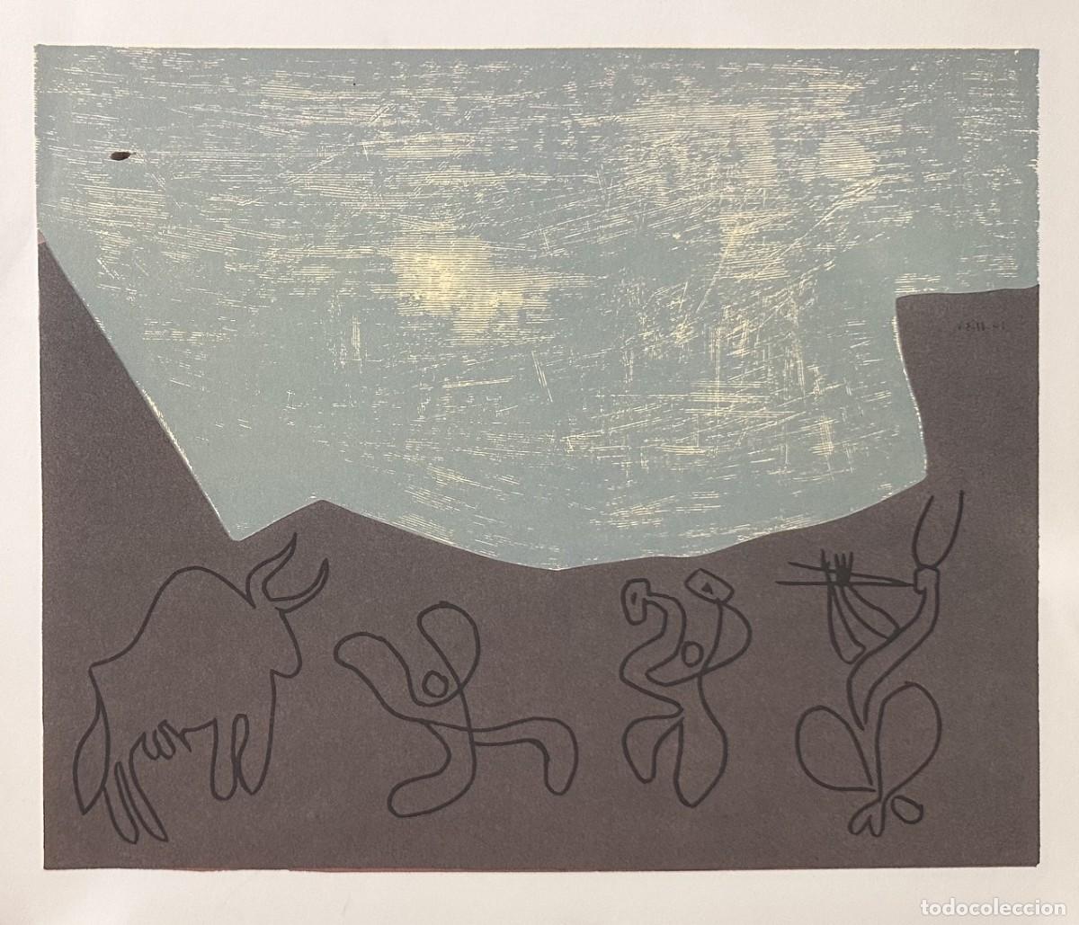 Arte: Pablo PICASSO. Linograbado. Cercle d&acute;Art.