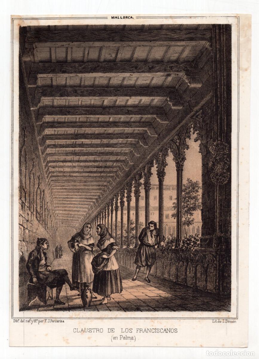 Art: MALLORCA.(EN PALMA).- CLAUSTRO DE LOS FRANCISCANOS, J. DON&Oacute;N. 23,5X17.