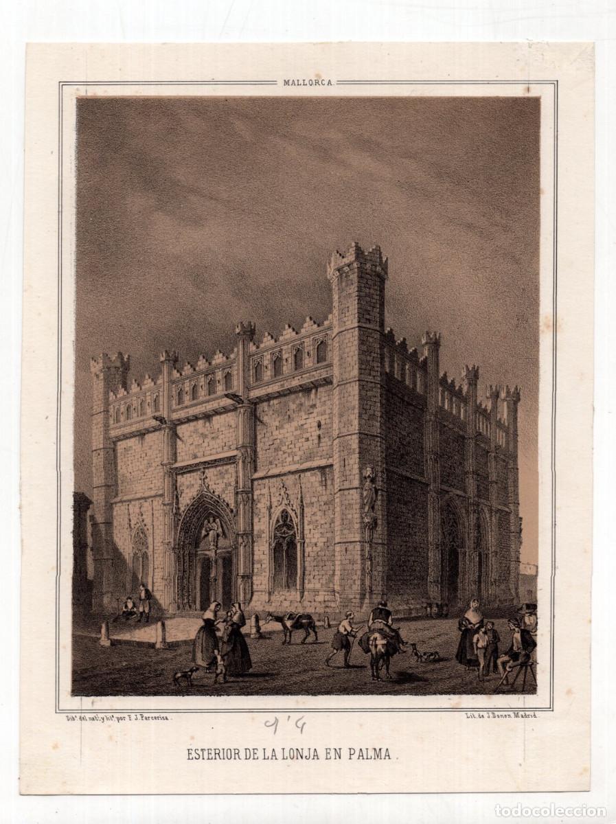 Art: MALLORCA.- EXTERIOR DE LA LONJA DE PALMA DE MALLORCA. J. DON&Oacute;N. 22,7X17,4