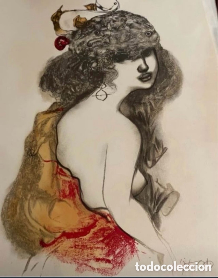 Arte: Litografia de Antoni Tapies con certificado - Foto 21