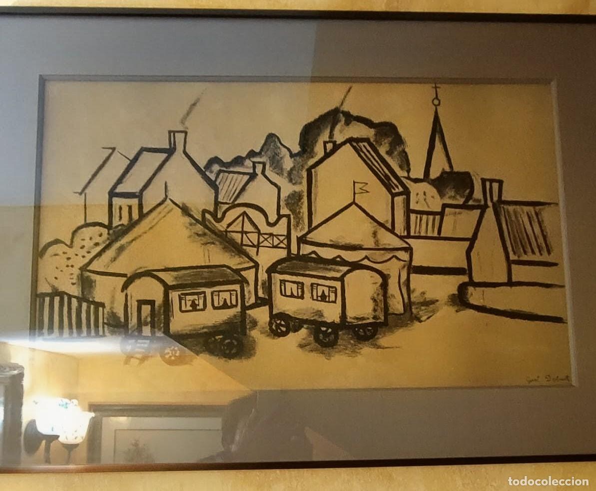 Arte: Gustave De Smet. Litograf&iacute;a firmada y Numerada. Circo en el pueblo 1930