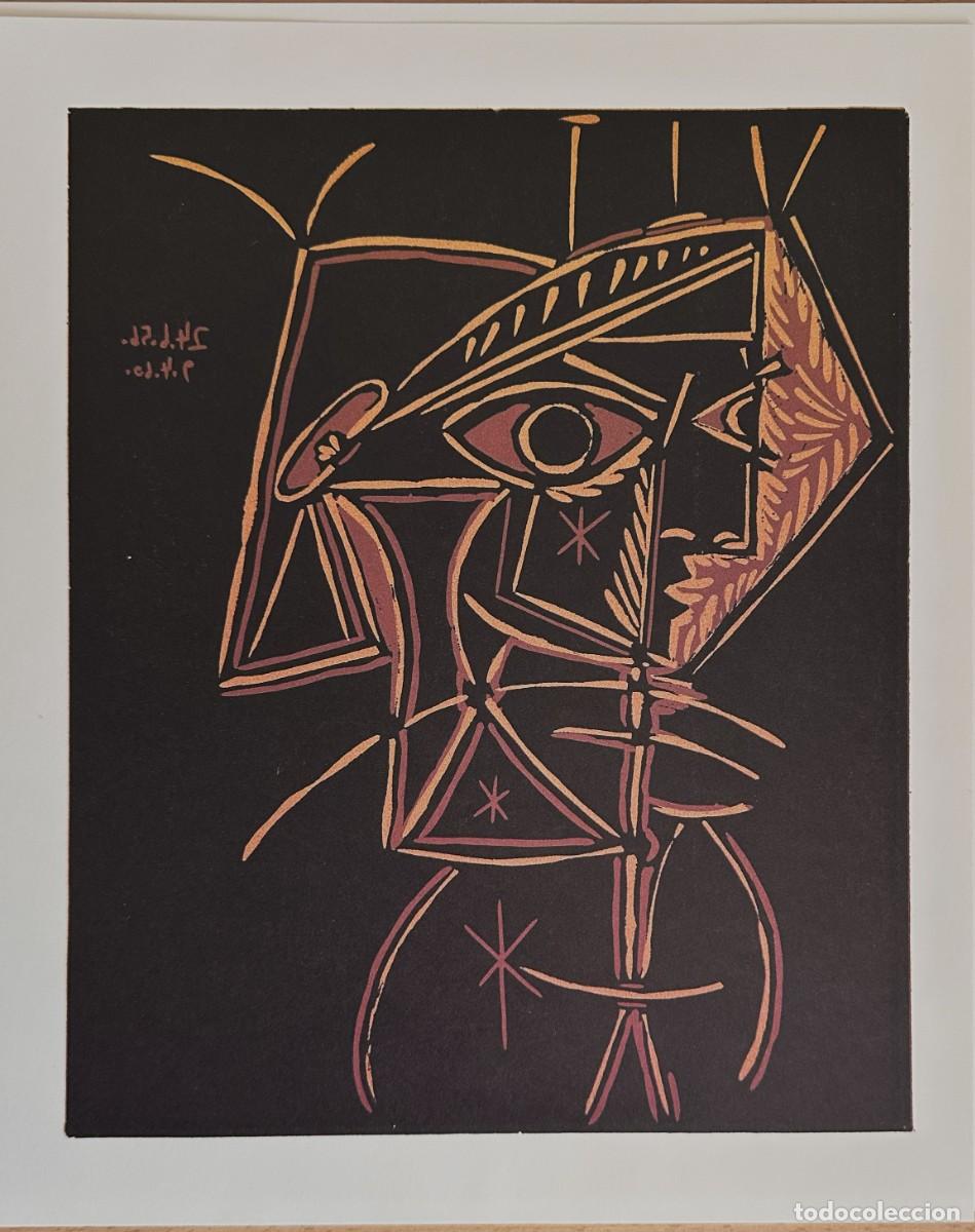 Arte: Pablo PICASSO. Linograbado. Cercle d&acute;Art.