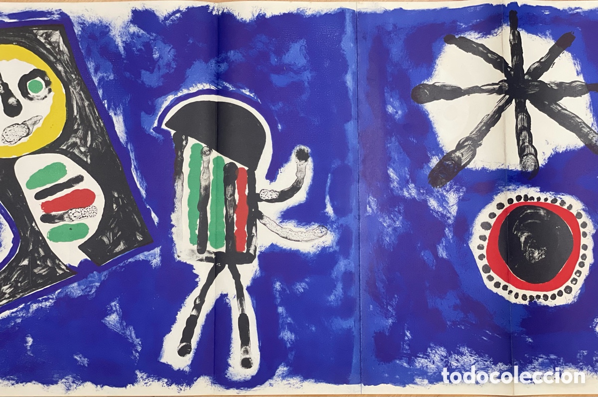 Arte: Joan Mir&oacute;. Nocturne, Night Reflections 1958. Litograf&iacute;a