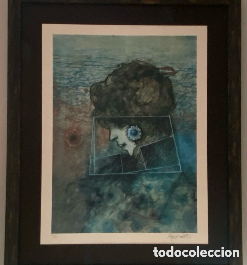 Arte: Litografia de Modest Cuixart firmada y numerada
