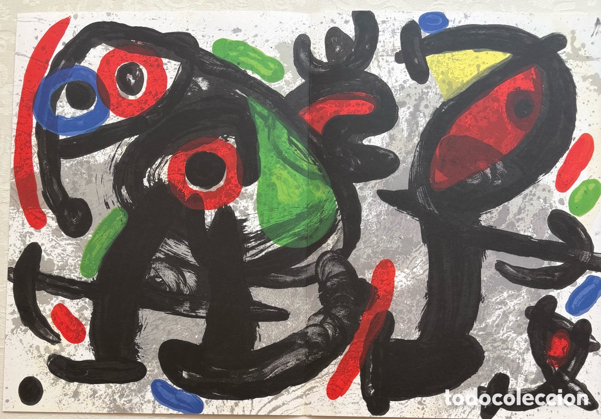 Arte: Litograf&iacute;a Original de Joan Mir&oacute;
