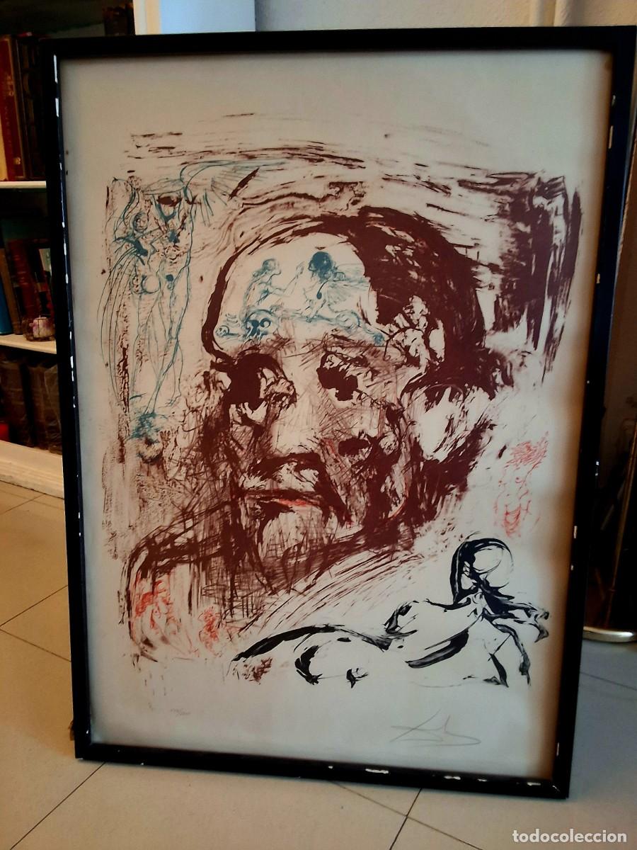 Arte: Litografia firmada por Salvador Dali