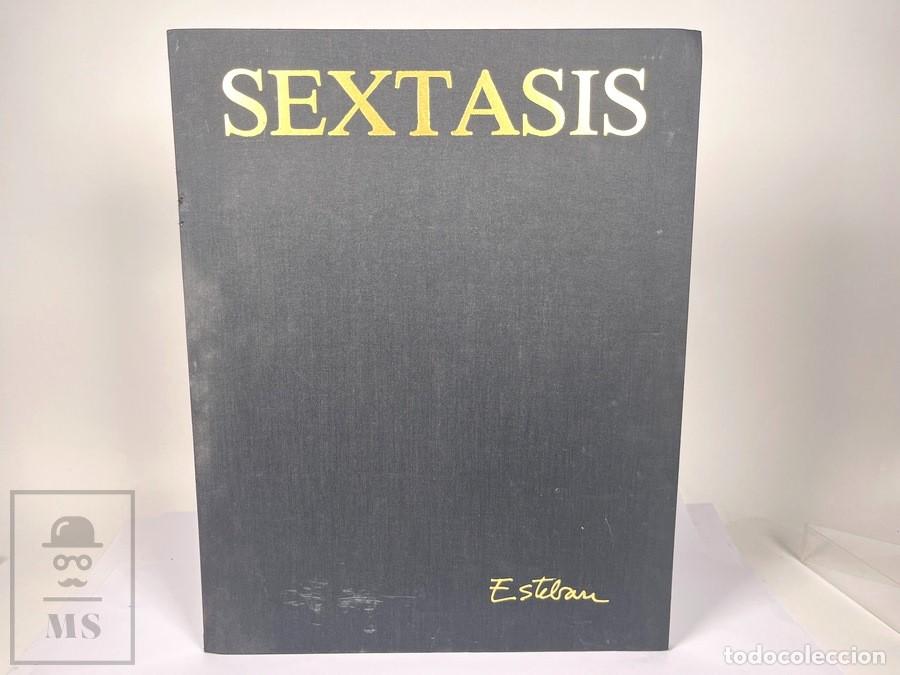 Arte: Carpeta con 6 Litografias Er&oacute;ticas - Sextasis / Esteban Sanz - Editor Amalier Collection - A&ntilde;o 1984