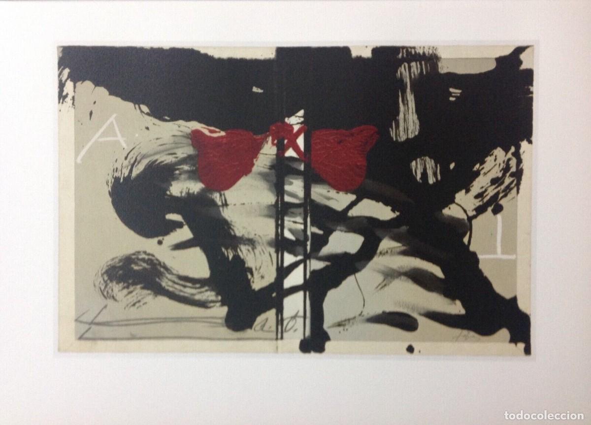 Arte: Antoni T&Agrave;PIES - Litograf&iacute;a edici&oacute;n limitada - Livre ouvert (1979)