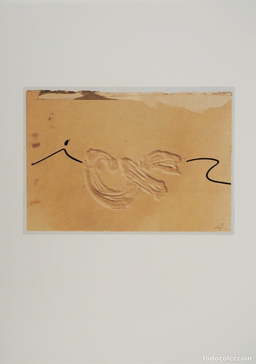 Arte: Antoni T&Agrave;PIES - Litograf&iacute;a edici&oacute;n limitada - Signe de relleu (1982)