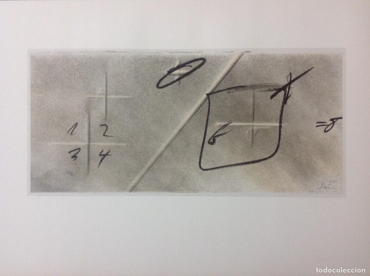Arte: Antoni T&Agrave;PIES - Litograf&iacute;a edici&oacute;n limitada - Division en diagonal (1982)
