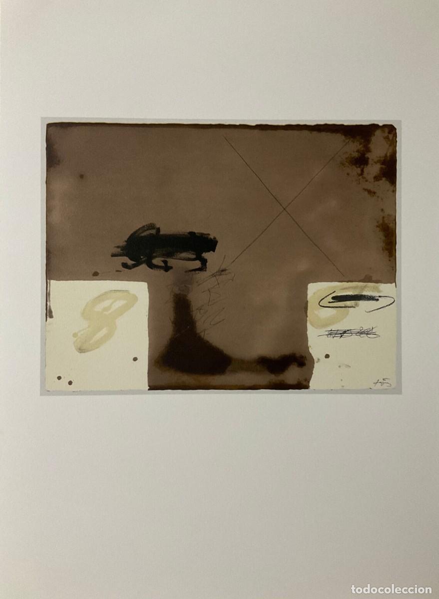 Arte: Antoni T&Agrave;PIES - Litograf&iacute;a edici&oacute;n limitada - Dos rectangles blancs (1982)