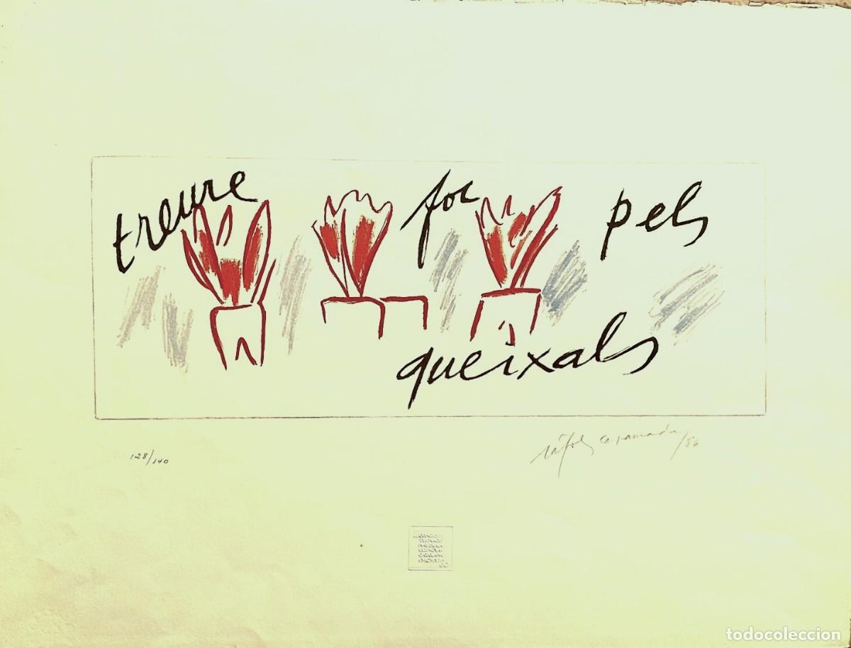 Arte: Albert RAFOLS CASAMADA. Litograf&iacute;a numerada y firmada.
