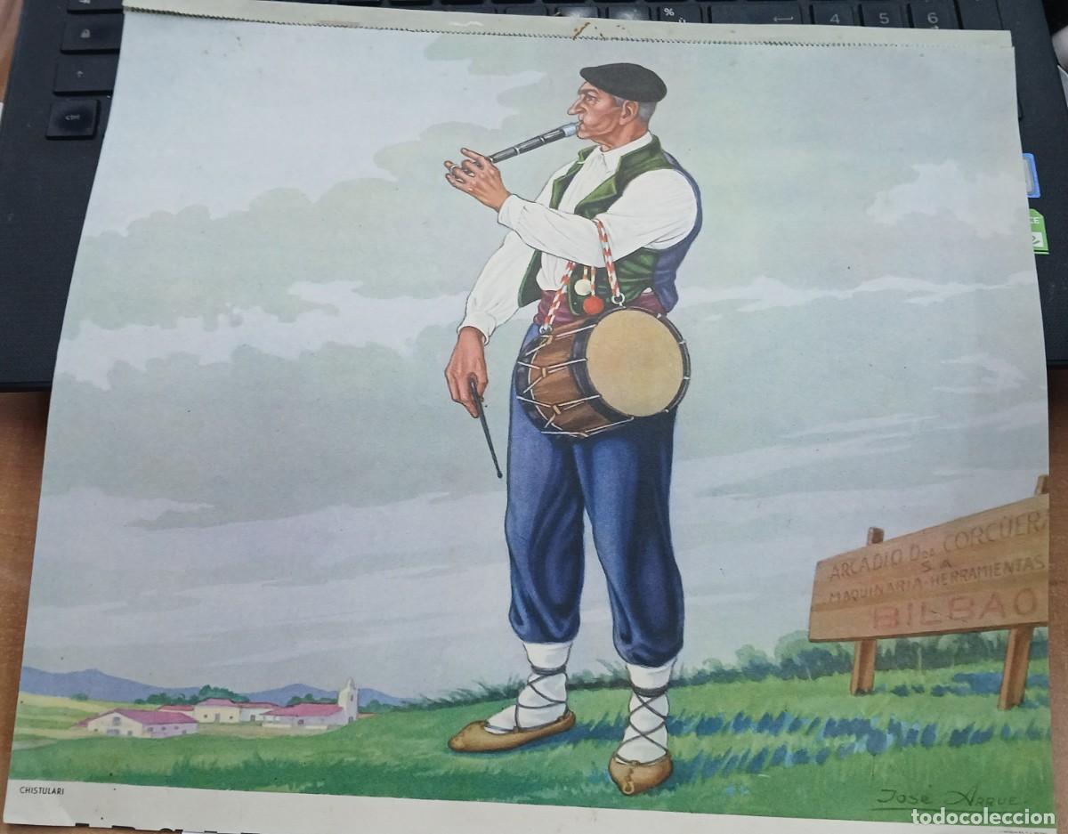 Arte: LITOGRAFIA ORIGINAL JOSE ARRUE ANOS 50 PUBLICIDAD ARCADIO DE CORCUERA BILBAO