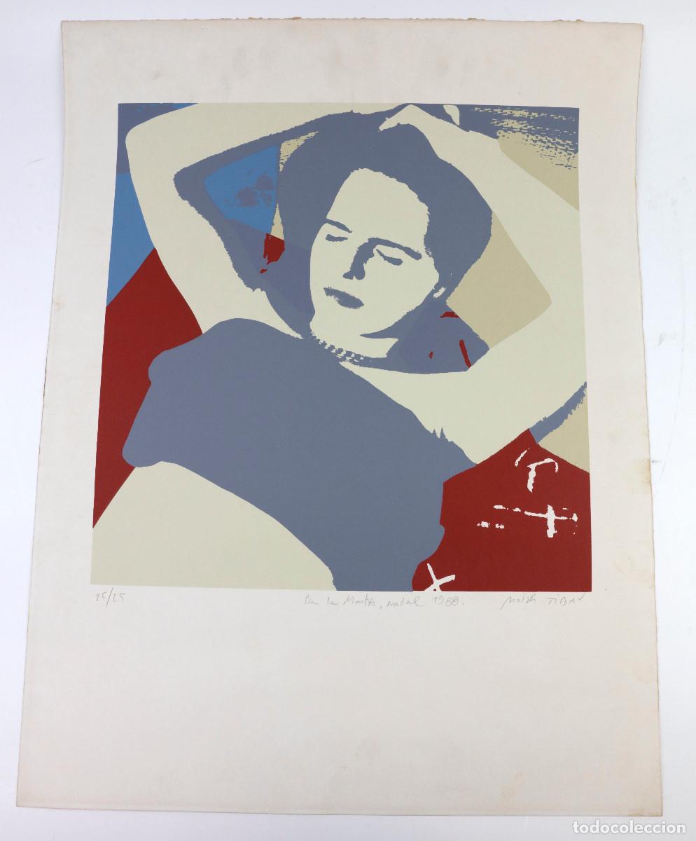 Kunst: MOIS&Eacute;S TIBAU, ed. 25/25. Nadal 1988. 50x65cm. Firmado a L&aacute;piz.