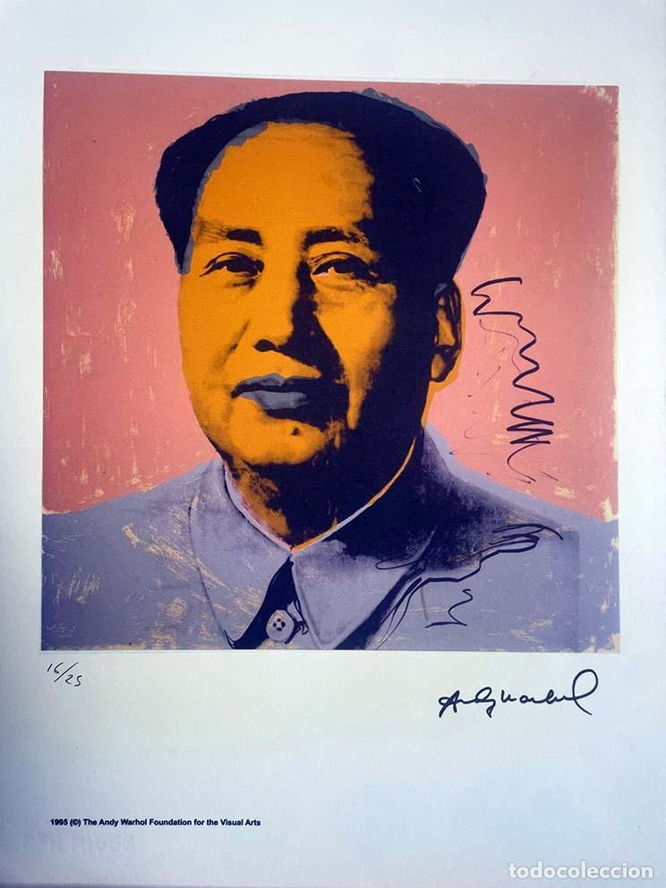 Arte: Andy Warhol - Litograf&iacute;a edicion limitada 25 ejemplares