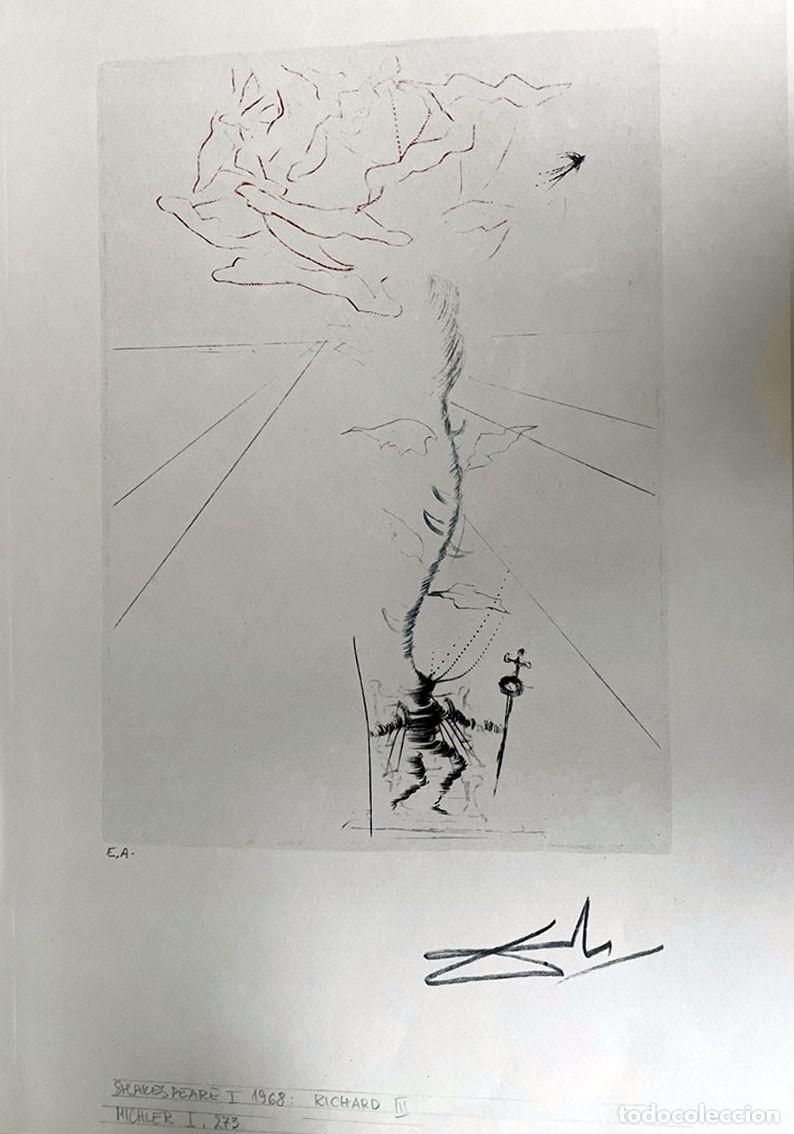 Kunst: SALVADOR DALI - Ricardo III. Serie Shakespeare. Firmada a mano