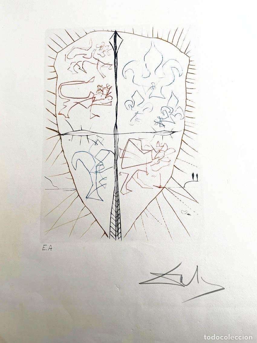 Arte: SALVADOR DALI - Henry V. Serie Shakespeare. Firmada a mano